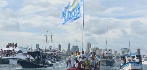 Marinha garante a segurança da navegação na Procissão Marítima de Iemanjá